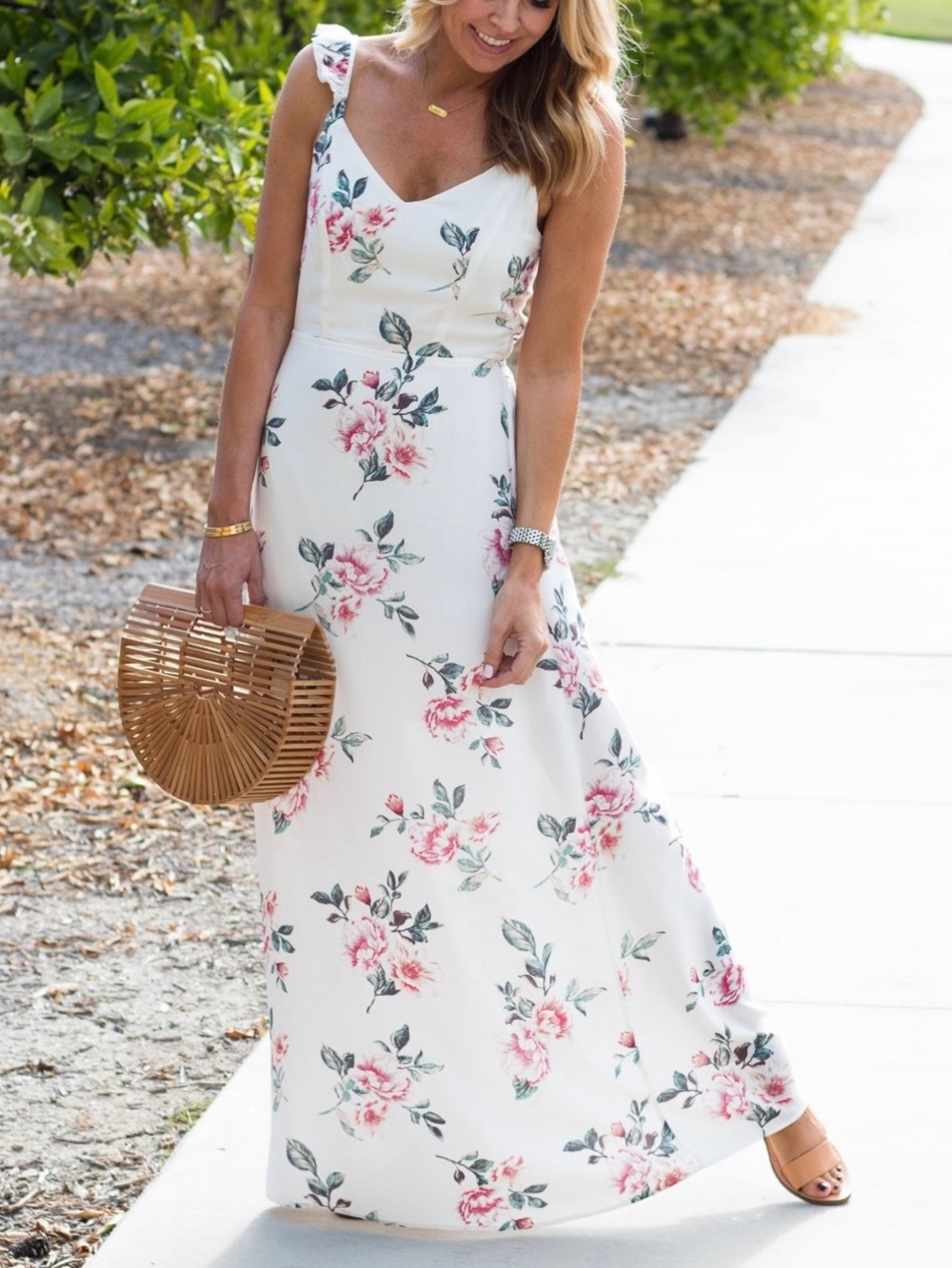 ROW A Maxi Floral Dress - Size M